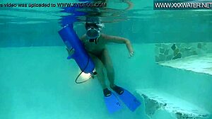 Underwater Dildo Blow