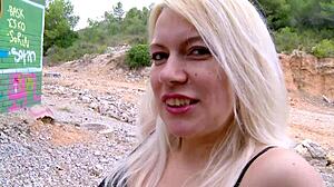 young blonde outdoor fuck