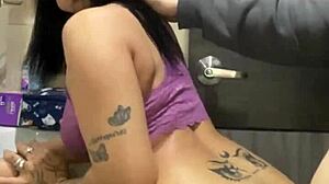 Bathroom Pussy Creampie