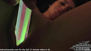 Glowstick Pussy Gape