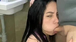 Bathroom Pussy Creampie