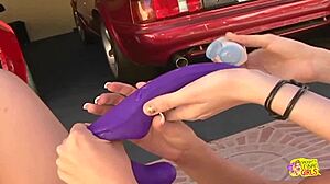 Lesbian Dildo Fun