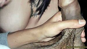 latina titty cumshot