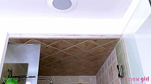 Shower Tease Brunette