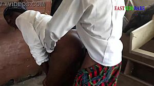 Church Doggystyle Creampie