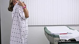 Fingering patient pussy