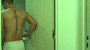bathroom towel fuck