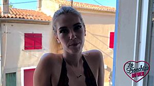 blonde double cock