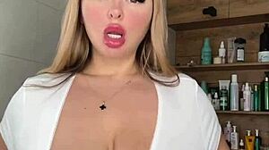 milf tits caress