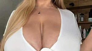 milf tits caress