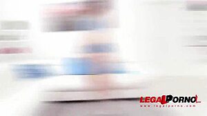 Petite Interracial Tease