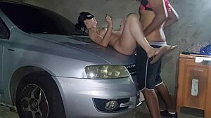 yard public creampie