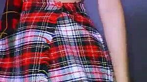 Skirt Dildo Masturbation