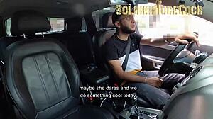 car blowjob creampie