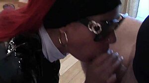 Sunglasses Blowjob Swallow