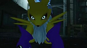 renamon furry rail