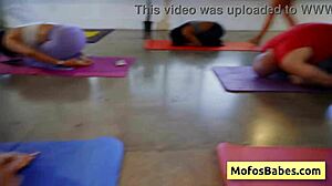 yoga pussy fingering