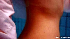 tits underwater babe