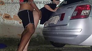 yard public creampie