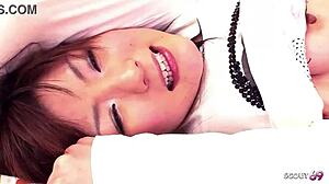 Petite First Blowjob