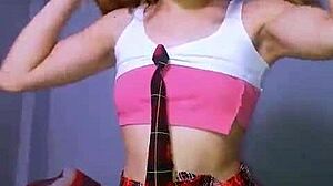 Skirt Dildo Masturbation