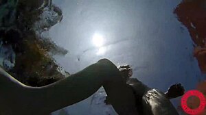 underwater finger fuck