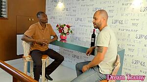 tgirl interracial threesome