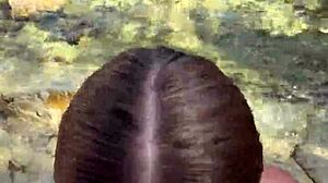 beach facial blowjob