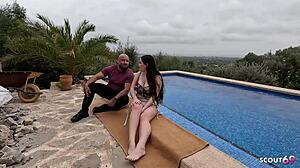 Poolside Anal Seduction