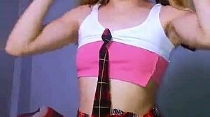 Skirt Dildo Masturbation