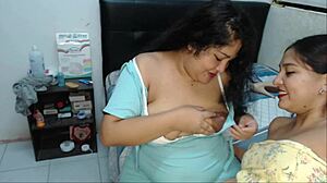 milf lactating finger