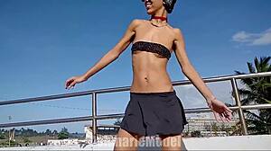 Topless Public Dance