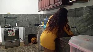 Kitchen Blowjob