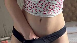 Cute Dildo Masturbation