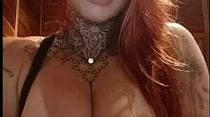 redhead tits tease