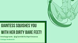 giantess toe trample
