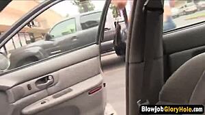 Gloryhole Brunette Suck