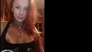 redhead tits tease