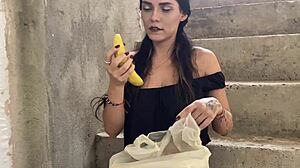 banana to cock