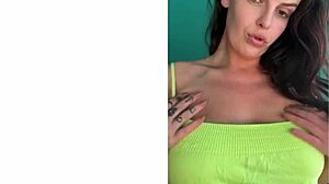 bouncing tits strap-on