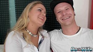 blonde anal creampie