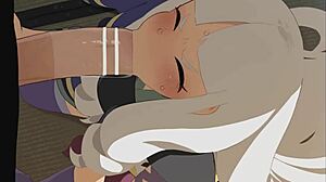 Deepthroat Cartoon Cum