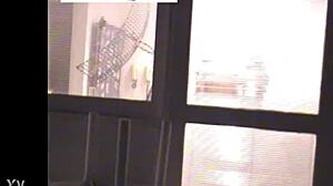 Hidden Balcony Fuck