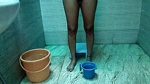 Indian Bath Creampie