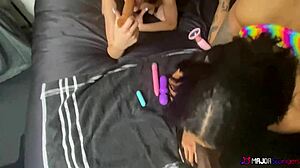 Brunettes Share Cock