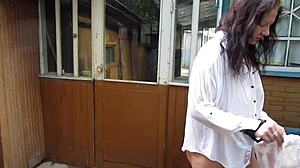 Milf Outdoor Pissing