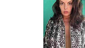 bouncing tits strap-on