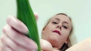 Cucumber Fuck Orgasm