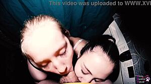 double bathroom blowjob