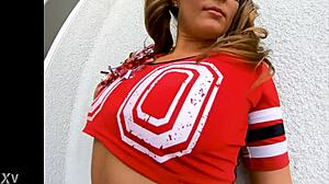 Cheerleader Cum Swallow